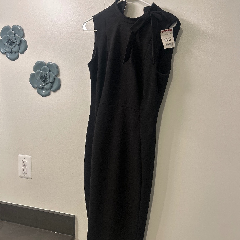 Calvin Klein Bow Collar Dress